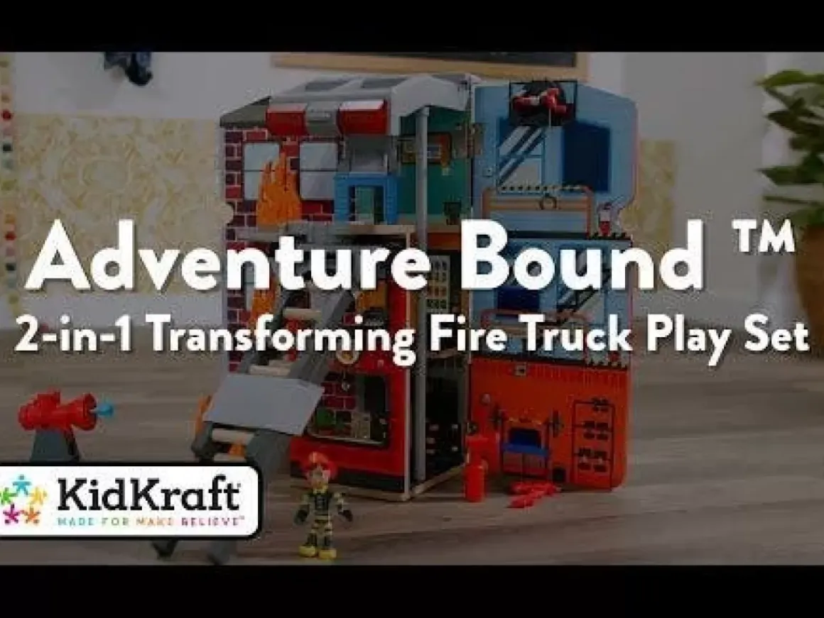 Adventure Bound™: 2-In-1 Transforming Fire Truck Play Set