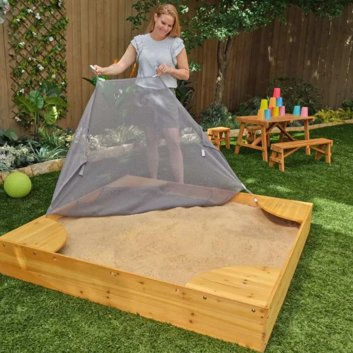 Backyard Sandbox - Honey