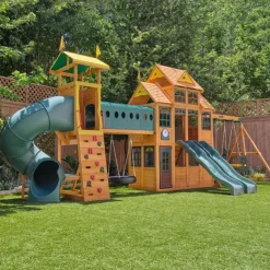 Bear Cave Lodge Swing Set / Playset
