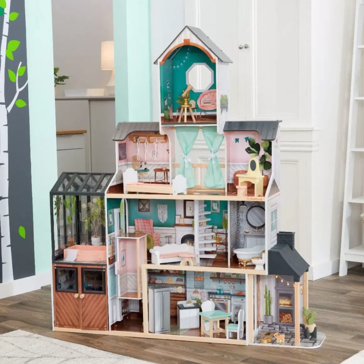 Celeste Mansion Dollhouse With Ez Kraft Assembly™