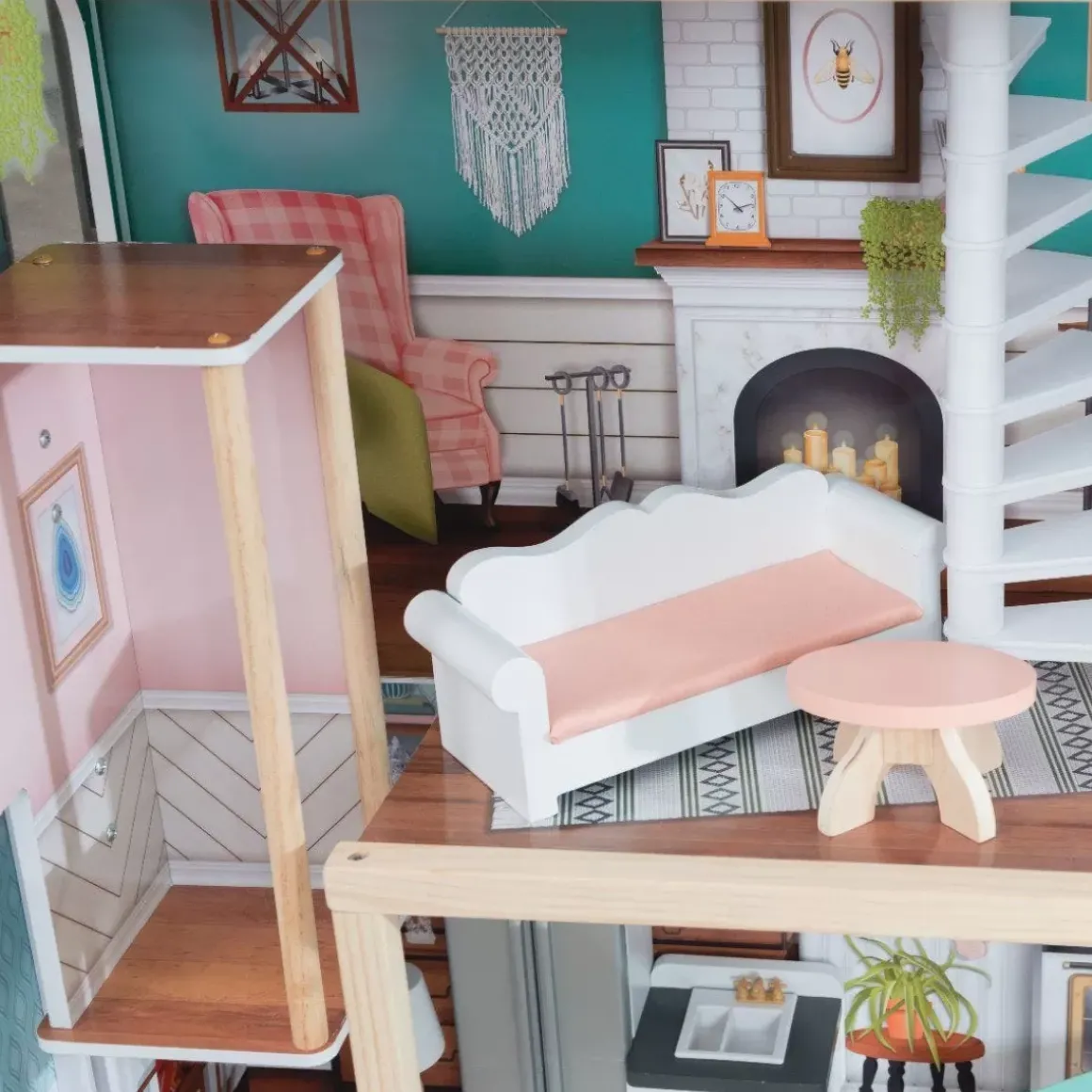 Celeste Mansion Dollhouse With Ez Kraft Assembly™