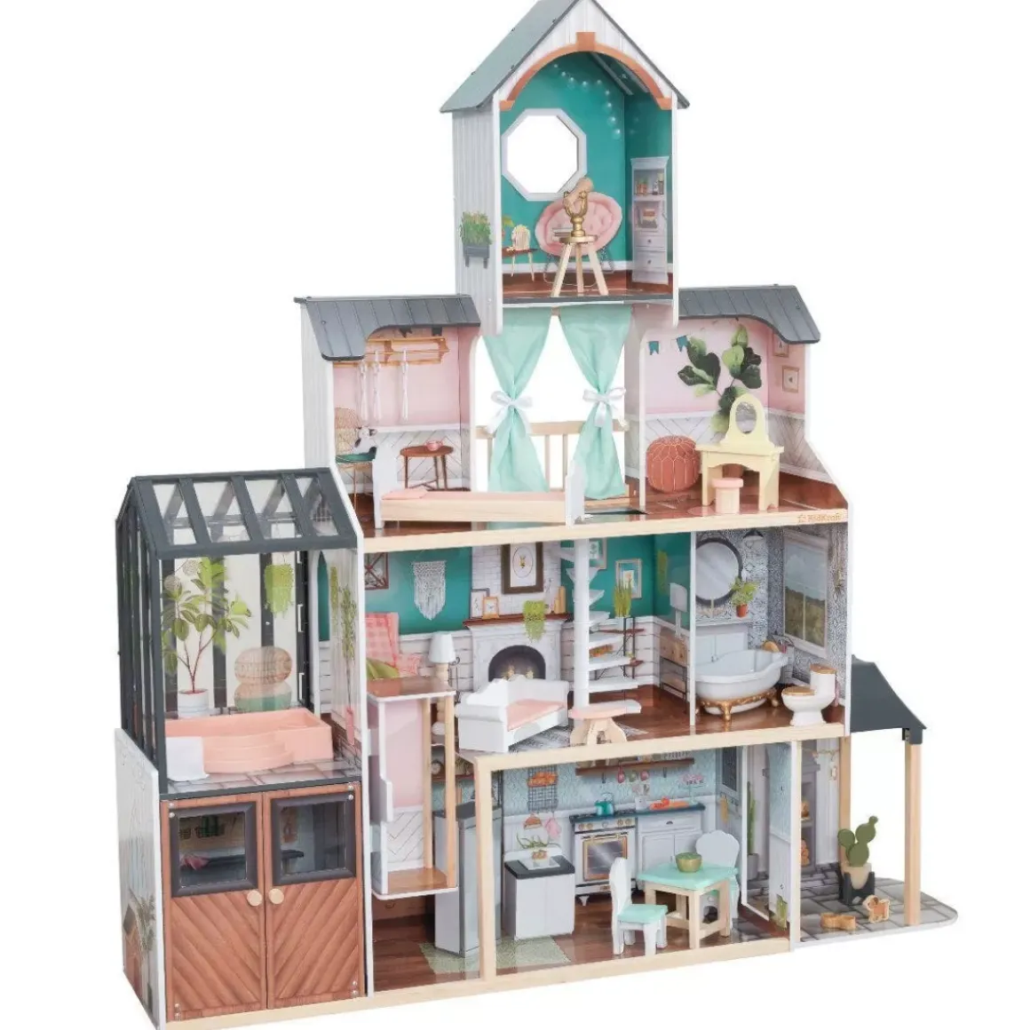 Celeste Mansion Dollhouse With Ez Kraft Assembly™