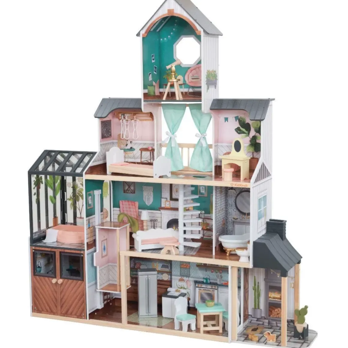 Celeste Mansion Dollhouse With Ez Kraft Assembly™