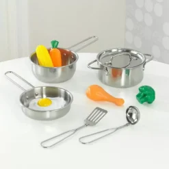 Deluxe Cookware Set With Food