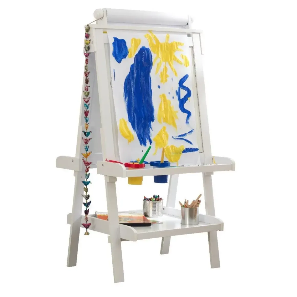 Deluxe Wooden Easel - White