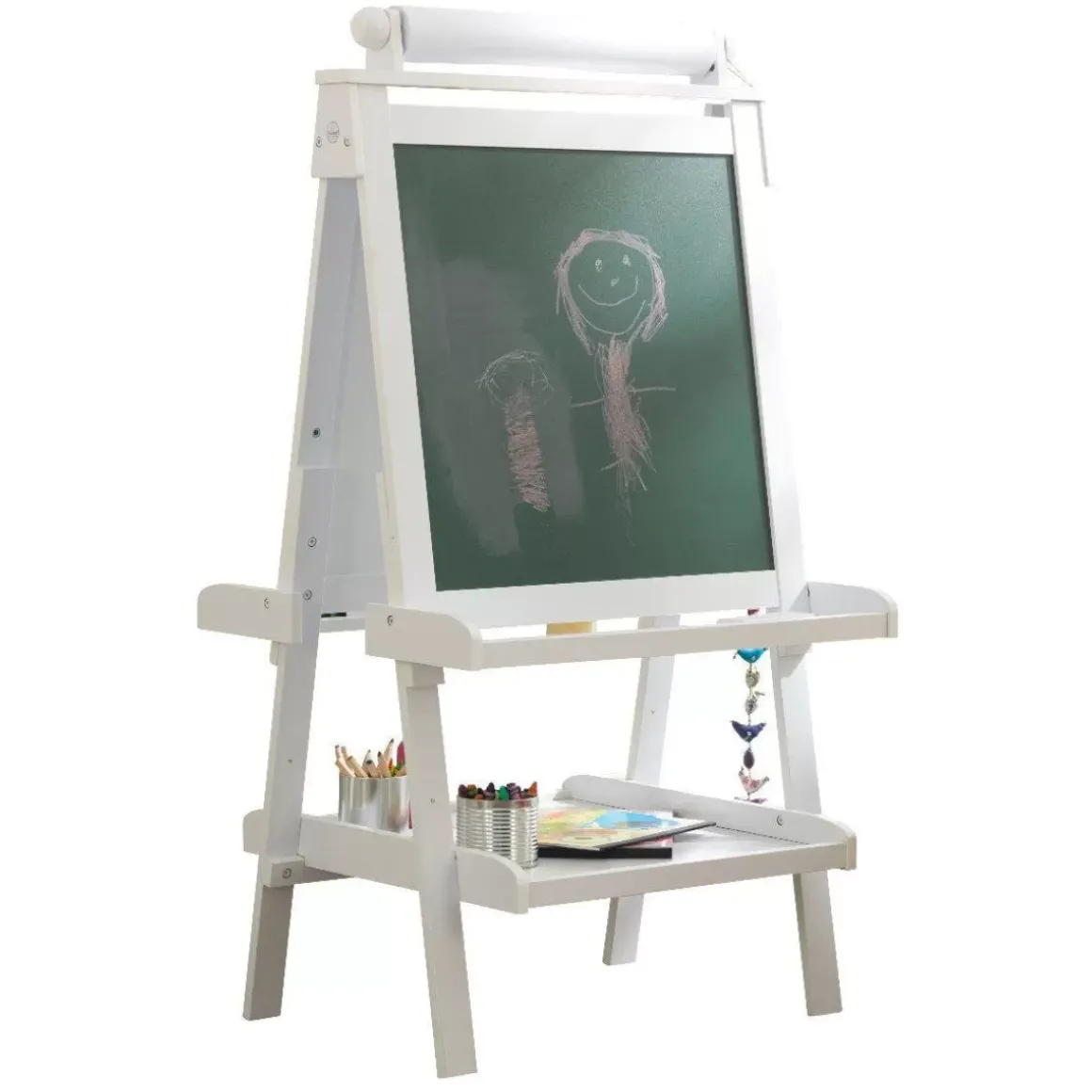 Deluxe Wooden Easel - White