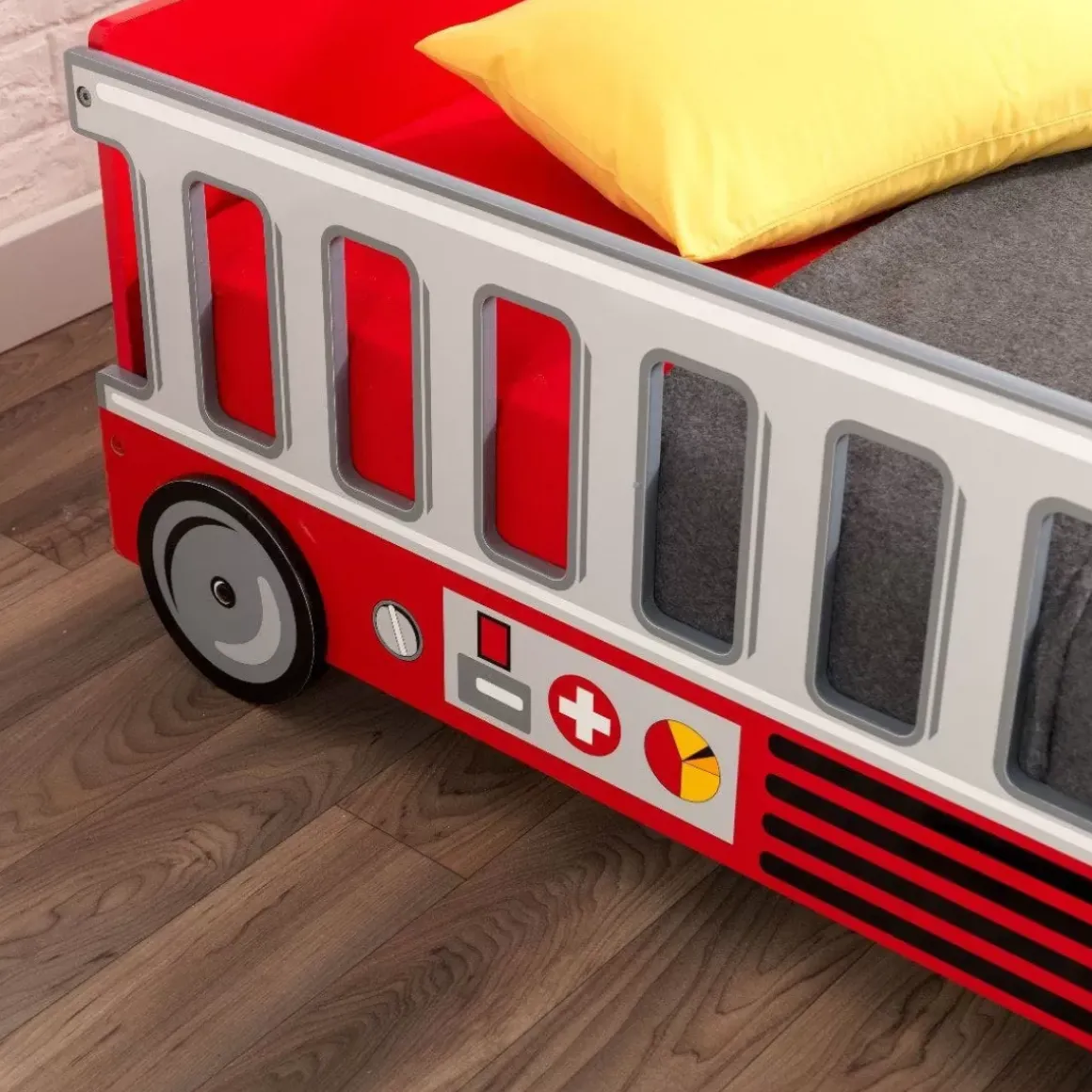 Fire Truck Toddler Bed