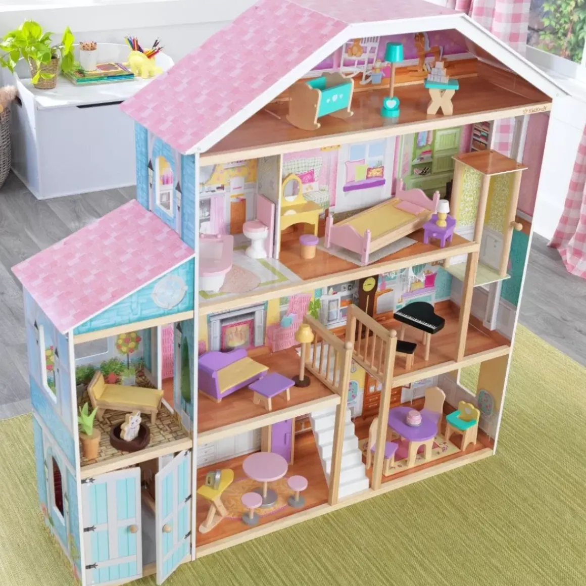 Grand View Mansion Dollhouse With Ez Kraft Assembly™