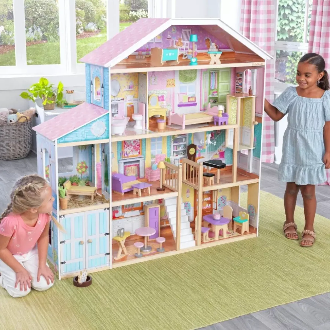 Grand View Mansion Dollhouse With Ez Kraft Assembly™