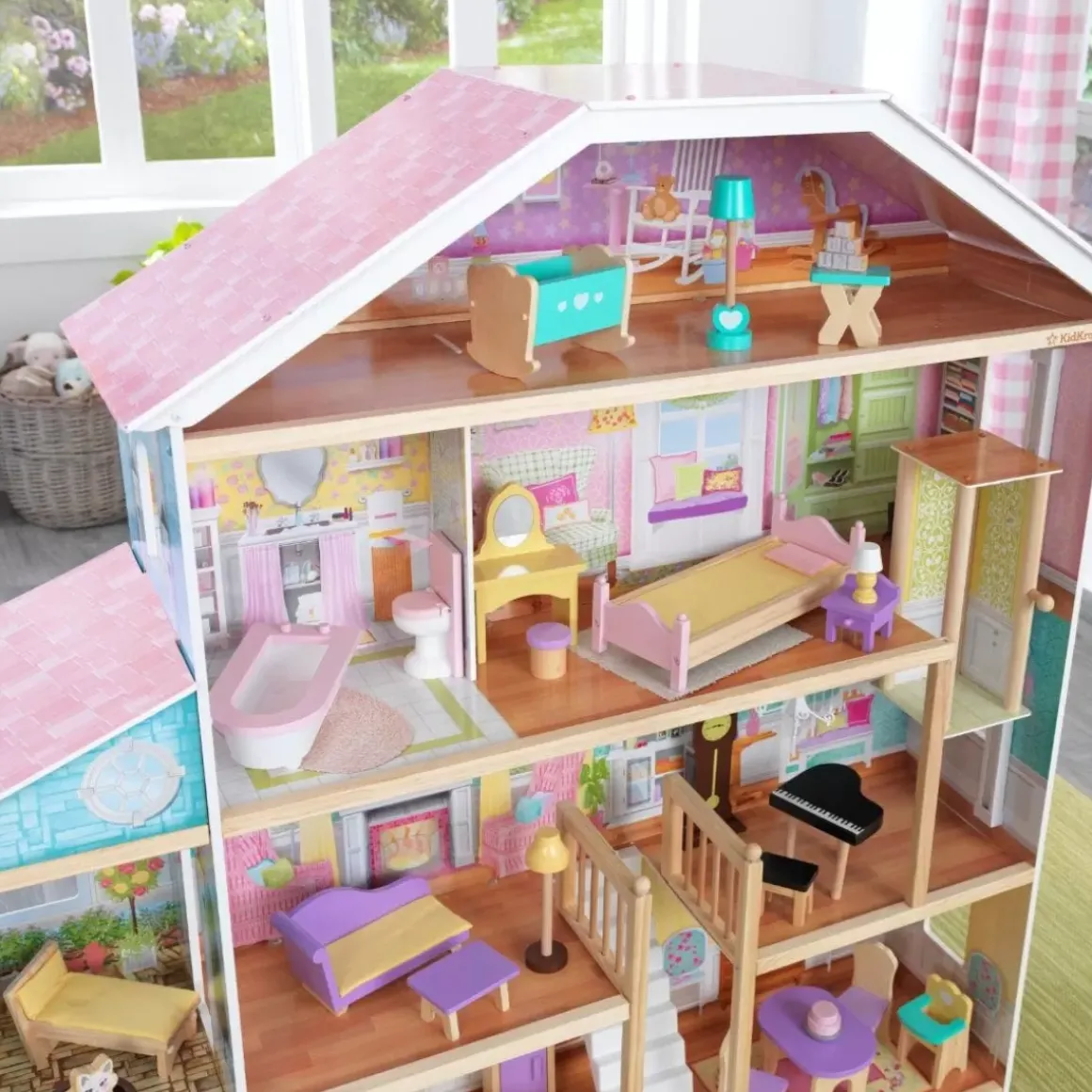 Grand View Mansion Dollhouse With Ez Kraft Assembly™