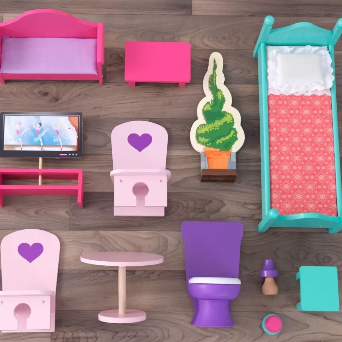 18-Inch Dollhouse Doll Manor