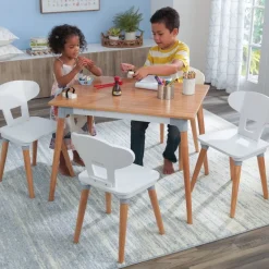 Mid-Century Kid™ Toddler Table & 4 Chair Set