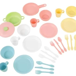 27-Piece Pastel Cookware Playset