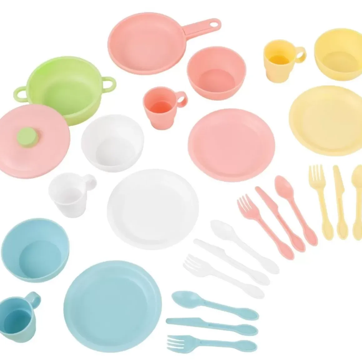 27-Piece Pastel Cookware Playset