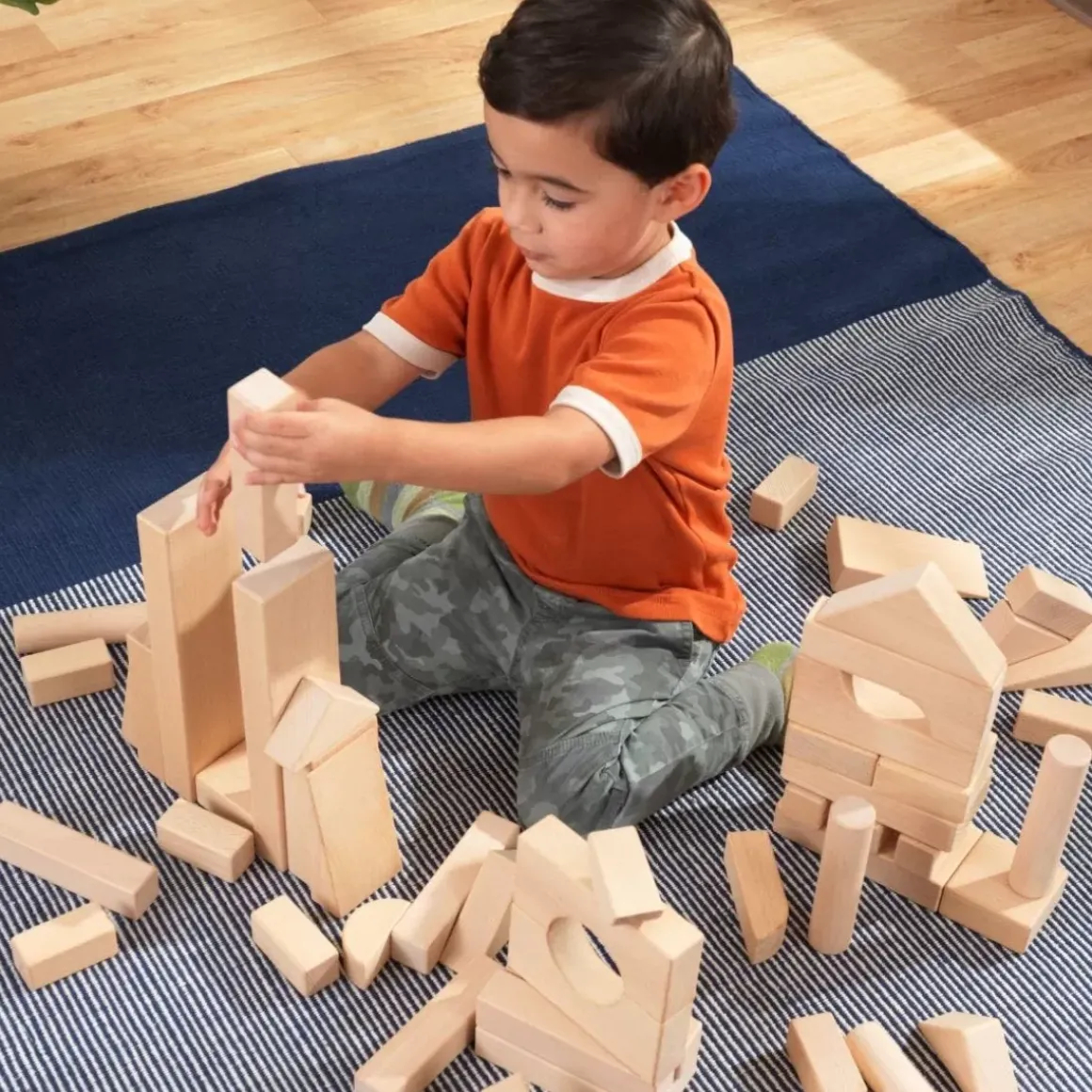 60-Piece Wooden Block Set