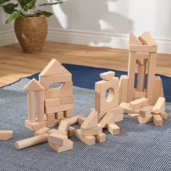 60-Piece Wooden Block Set