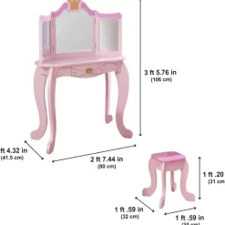 Princess Vanity & Stool