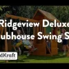 Ridgeview Deluxe Clubhouse Wooden Swing Set / Playset