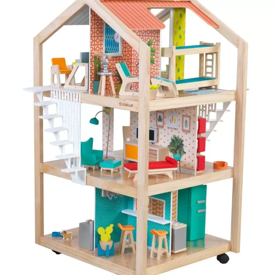 So Stylish Mansion Dollhouse With Ez Kraft Assembly™
