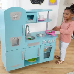 Vintage Play Kitchen - Blue