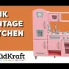 Vintage Play Kitchen - Pink