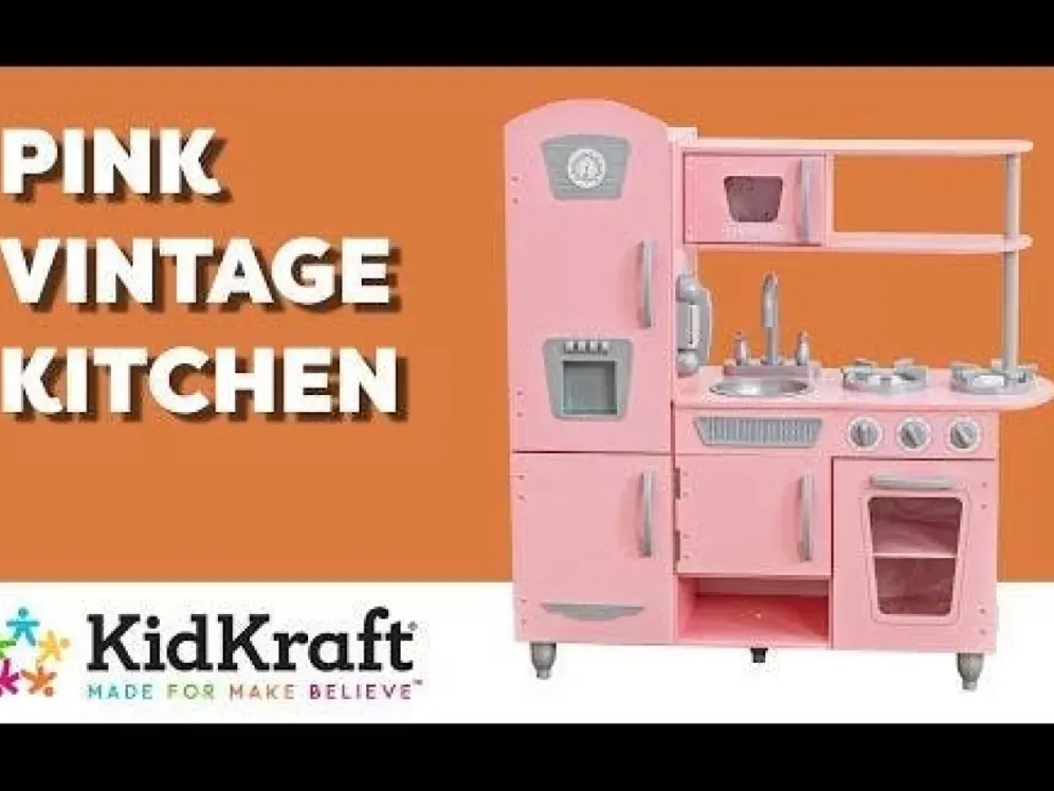Vintage Play Kitchen - Pink