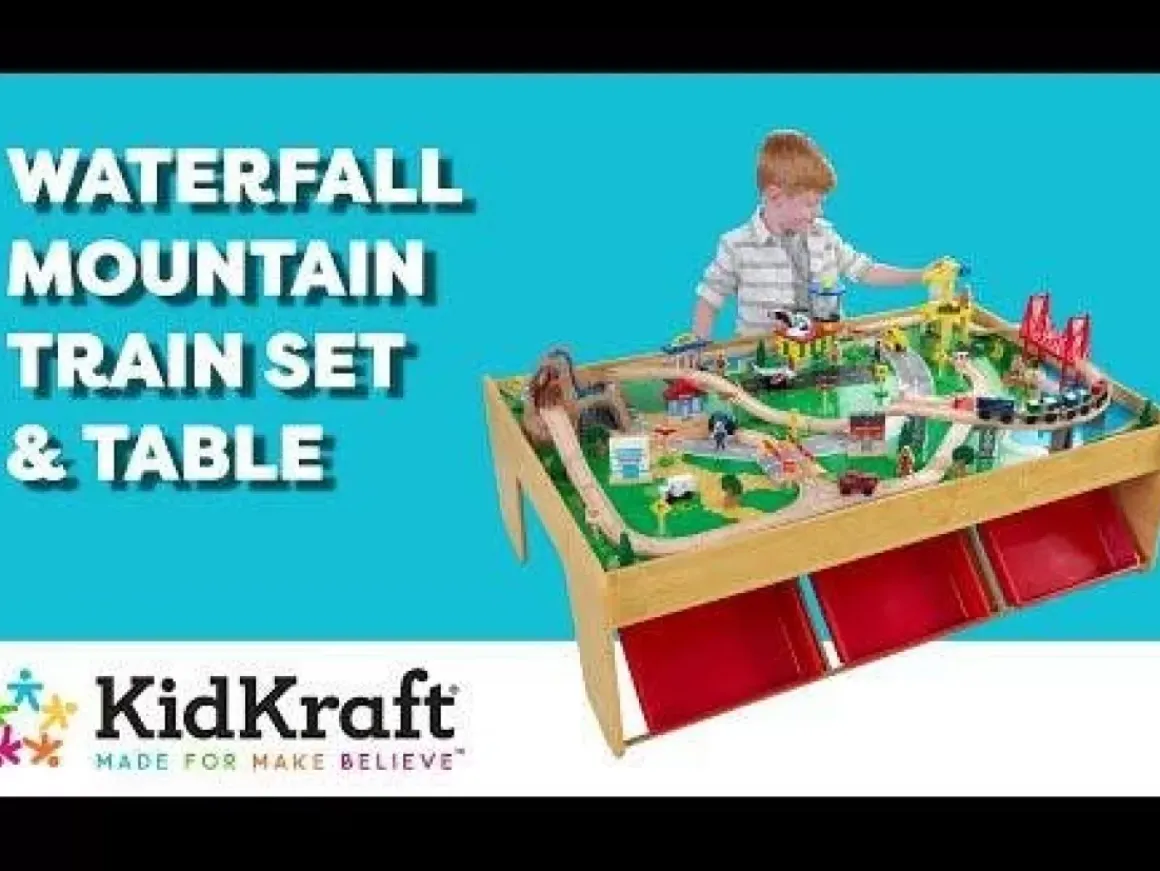 Waterfall Mountain Train Set & Table